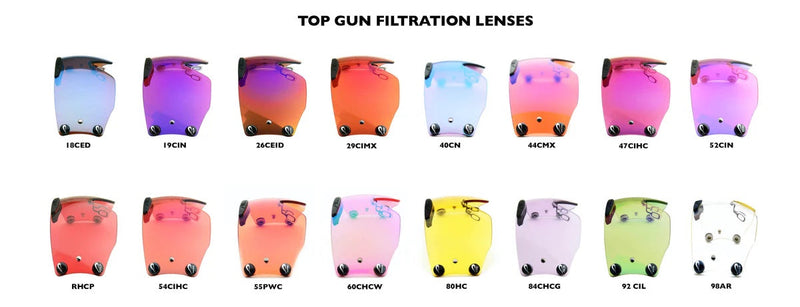 Pilla Top Gun Outlaw X6 Solid Lenses - Shooting Glasses – PILLA 